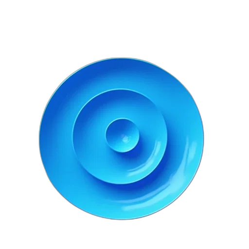 jewelry, staff, umbrella, flower, 3d render, concept art, photorealistic, blue transparent PNG cut-out