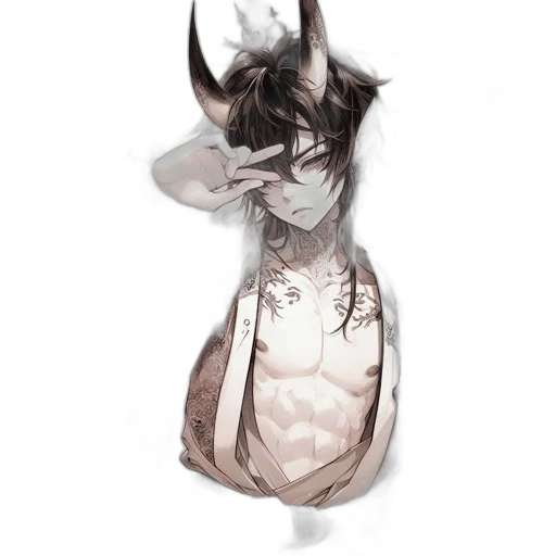 dragon, mask, creature, dress, concept art, watercolor, fantasy art, 3d render transparent PNG cut-out