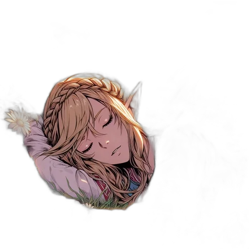 hair, crown, face, mask, watercolor, fantasy art, photorealistic, concept art transparent PNG cut-out