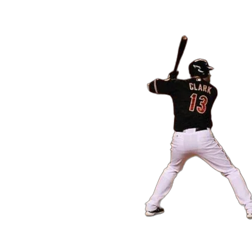 weapon, staff, baseball, player, name, clark, his, jersey transparent PNG cut-out