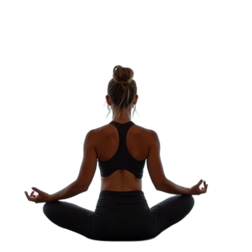 jewelry, woman, doing, yoga transparent PNG cut-out