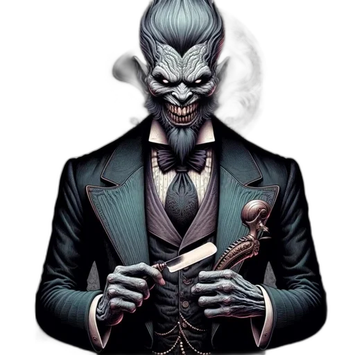 mask, staff, face, concept art, comic book art, cartoon, fantasy art, dark transparent PNG cut-out