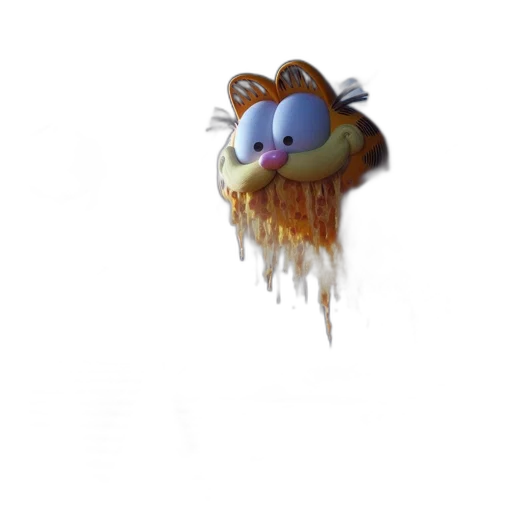 creature, staff, hair, crown, concept art, 3d render, pixel art, photorealistic transparent PNG cut-out