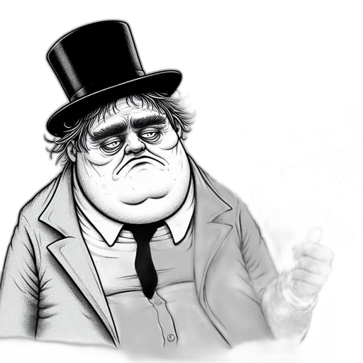 hat, cartoon, concept art, comic book art, photorealistic, illustrated, figure, resembling transparent PNG cut-out