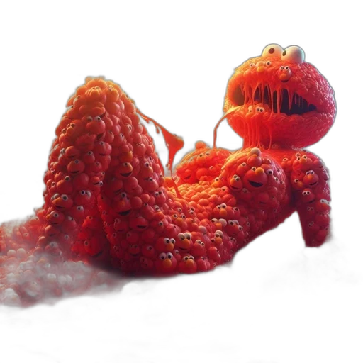 creature, food, dragon, animal, 3d render, photorealistic, concept art, outer space transparent PNG cut-out