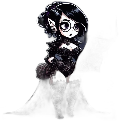 dress, staff, robot, mask, concept art, comic book art, fantasy art, pixel art transparent PNG cut-out