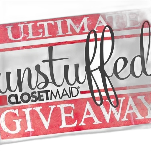 ultimate, closetmaid, unstuffed, giveaway, bold, stylized, text, red transparent PNG cut-out