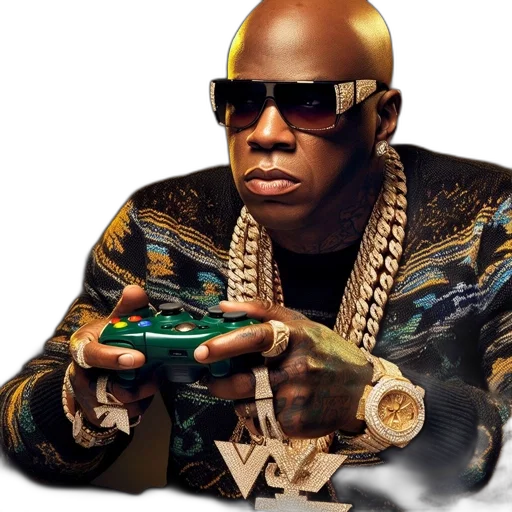 jacket, jewelry, face, photorealistic, man, wears, sunglasses, vibrant transparent PNG cut-out