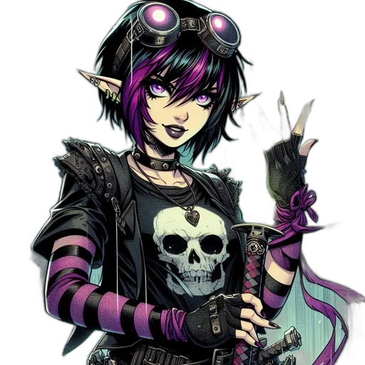 staff, weapon, fantasy art, concept art, comic book art, cyberpunk, dark, colorful transparent PNG cut-out
