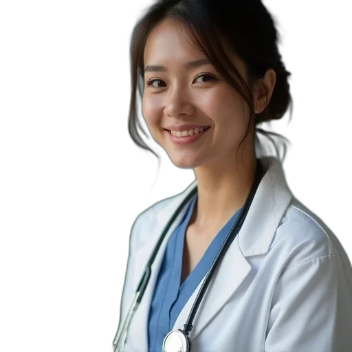staff, face, photorealistic, oil painting transparent PNG cut-out