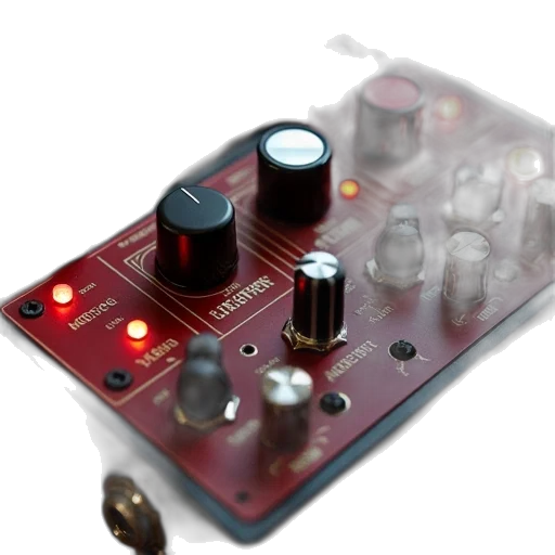 3d render, guitar, preamps, station, several, modes, picking, switching transparent PNG cut-out