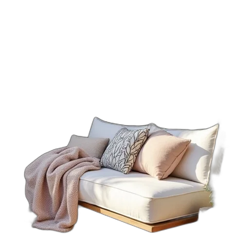 furniture, 3d render, photorealistic, earth tones transparent PNG cut-out