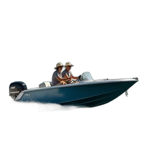 3d render, concept art, second, image, close-up, man, woman, speedboat transparent PNG cut-out