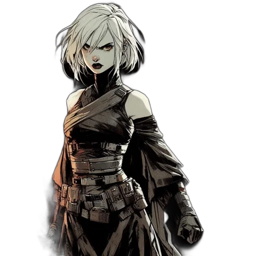 weapon, concept art, comic book art, fantasy art, pixel art, dark, monochrome, intensely transparent PNG cut-out