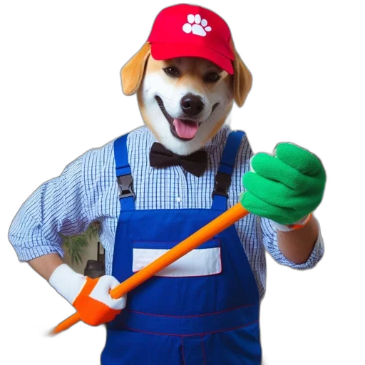 staff, animal, hat, weapon, photorealistic, 3d render, oil painting, pixel art transparent PNG cut-out