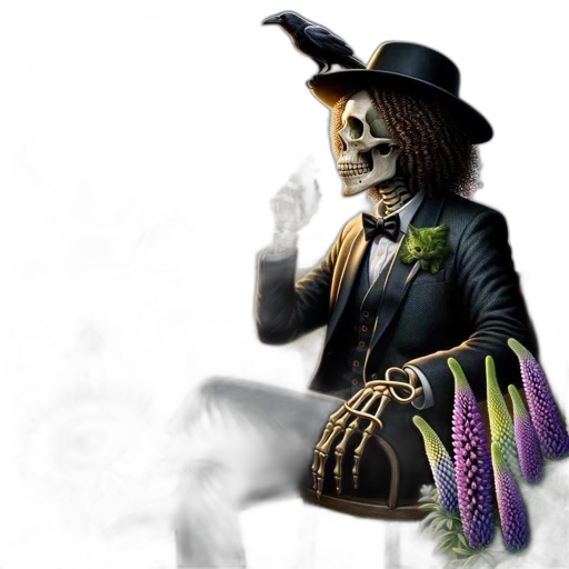 staff, mask, jewelry, hat, concept art, fantasy art, 3d render, photorealistic transparent PNG cut-out