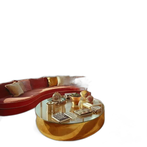 furniture, jewelry, shoes, crown, 3d render, photorealistic, luxurious, room transparent PNG cut-out