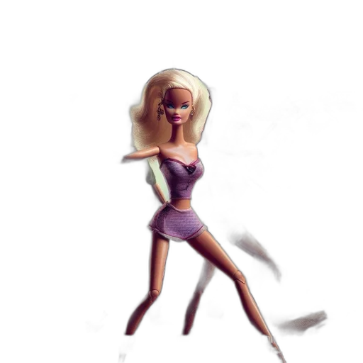 dress, hair, robot, concept art, cartoon, 3d render, fantasy art, outer space transparent PNG cut-out