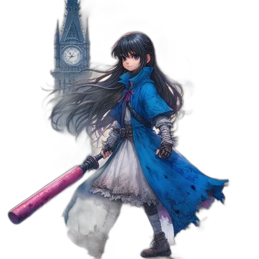 sword, staff, weapon, umbrella, fantasy art, concept art, pixel art, watercolor transparent PNG cut-out