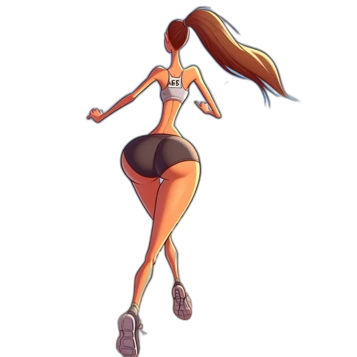 dress, staff, hair, concept art, cartoon, pixel art, 3d render, woman transparent PNG cut-out