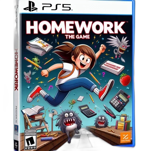 concept art, 3d render, game, cover, features, animated, girl, jumping transparent PNG cut-out