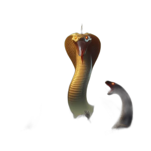 animal, creature, dragon, staff, 3d render, concept art, photorealistic, fantasy art transparent PNG cut-out