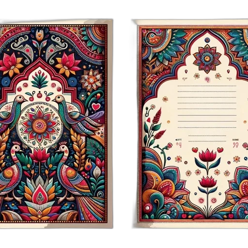 colorful, two, designed, book, covers, distinct, decorative, styles transparent PNG cut-out