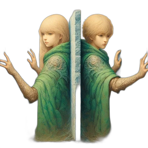 hair, sword, dress, face, fantasy art, concept art, 3d render, photorealistic transparent PNG cut-out