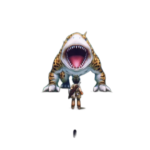 creature, staff, animal, weapon, pixel art, concept art, fantasy art, 3d render transparent PNG cut-out