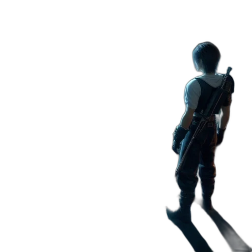 sword, weapon, robot, staff, concept art, 3d render, pixel art, cyberpunk transparent PNG cut-out