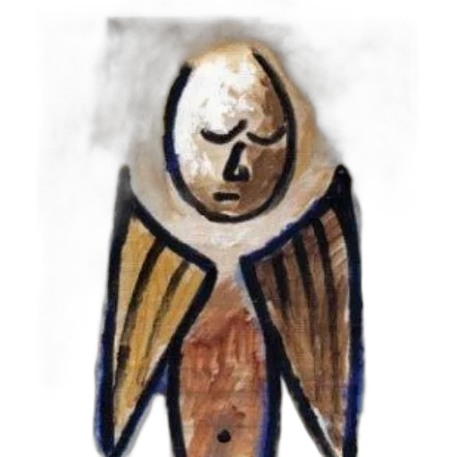 mask, face, robot, staff, concept art, watercolor, oil painting, fantasy art transparent PNG cut-out