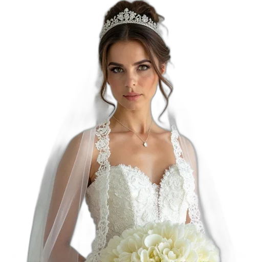 crown, dress, jewelry, photorealistic, 3d render, second, image, close-up transparent PNG cut-out