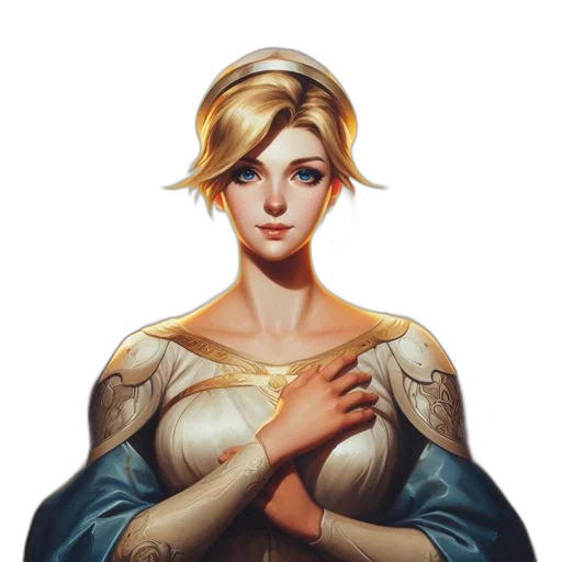 crown, dress, face, jewelry, fantasy art, concept art, pixel art, comic book art transparent PNG cut-out