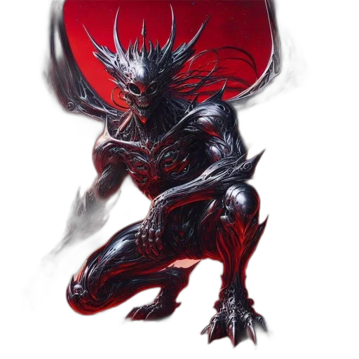dragon, creature, concept art, fantasy art, comic book art, 3d render, dark, intimidating transparent PNG cut-out