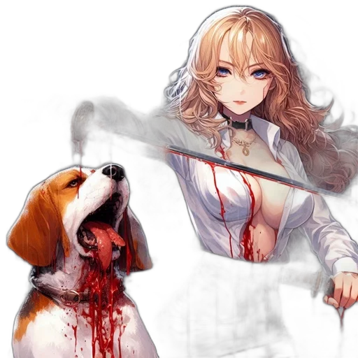 weapon, staff, animal, sword, anime, pixel art, concept art, comic book art transparent PNG cut-out