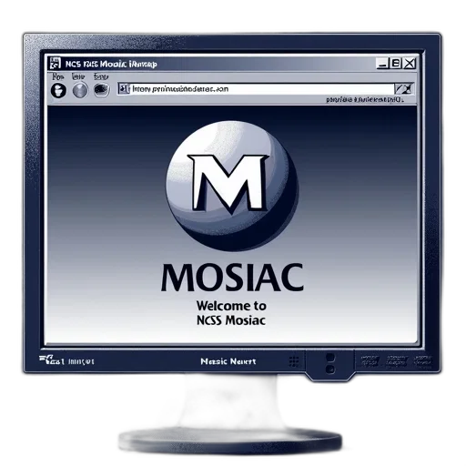 screenshot, computer, monitor, displaying, webpage, title, ncss, mosiac transparent PNG cut-out