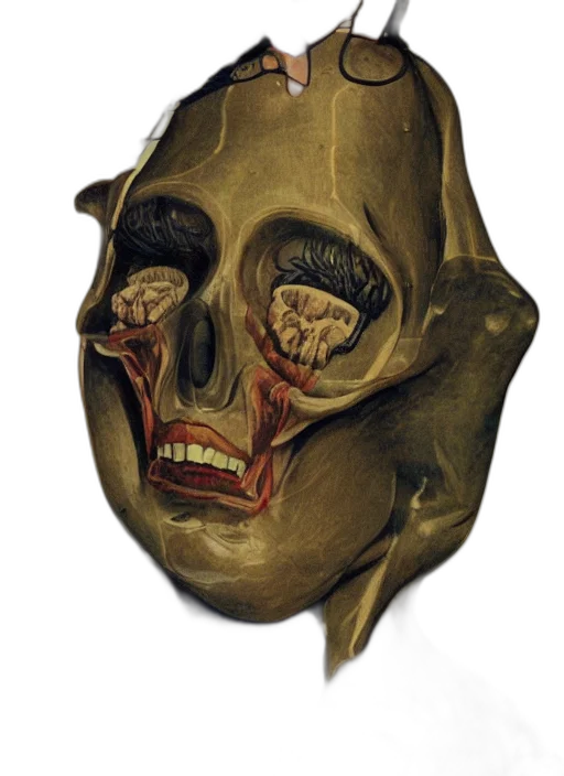 mask, face, crown, creature transparent PNG cut-out