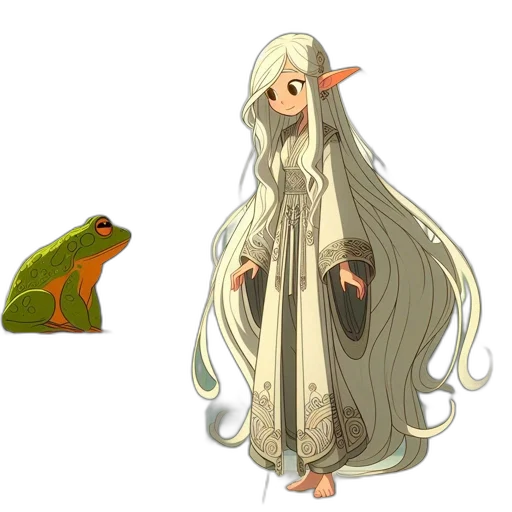 dragon, creature, dress, concept art, fantasy art, pixel art, anime, green transparent PNG cut-out
