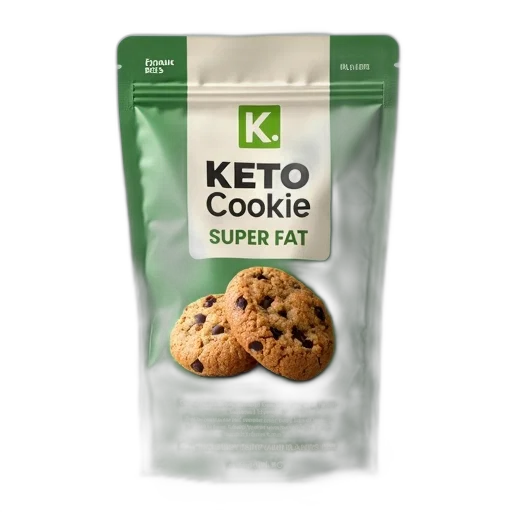 food, bag, keto, cookie, bites, words, super, fat transparent PNG cut-out