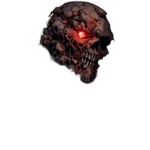 face, mask, creature, crown, concept art, pixel art, 3d render, comic book art transparent PNG cut-out