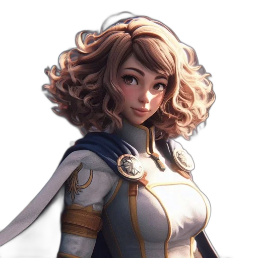 crown, dress, staff, fantasy art, concept art, anime, pixel art, golden transparent PNG cut-out