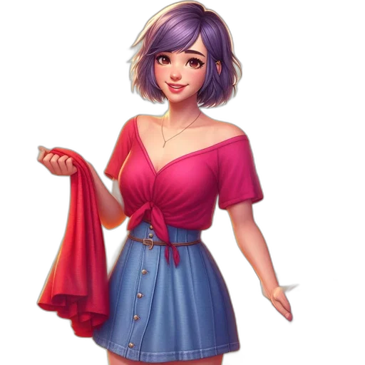 dress, staff, jewelry, fantasy art, concept art, pixel art, 3d render, colorful transparent PNG cut-out