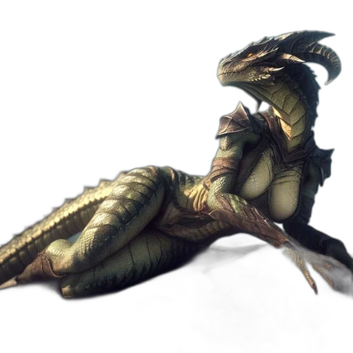 dragon, creature, animal, staff, fantasy art, concept art, pixel art, photorealistic transparent PNG cut-out