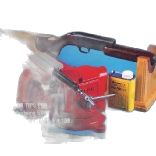 weapon, staff, magazine, cover, featuring, shotgun, red, vise transparent PNG cut-out
