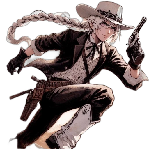 weapon, staff, hat, concept art, comic book art, cartoon, anime, animated transparent PNG cut-out