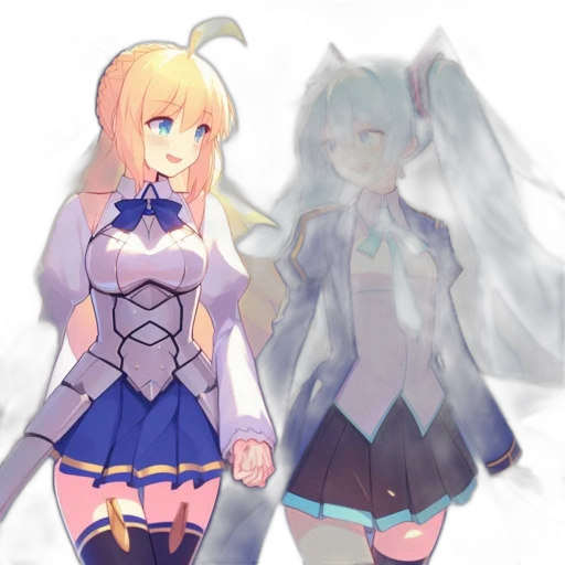 dress, robot, staff, weapon, anime, concept art, pixel art, 3d render transparent PNG cut-out