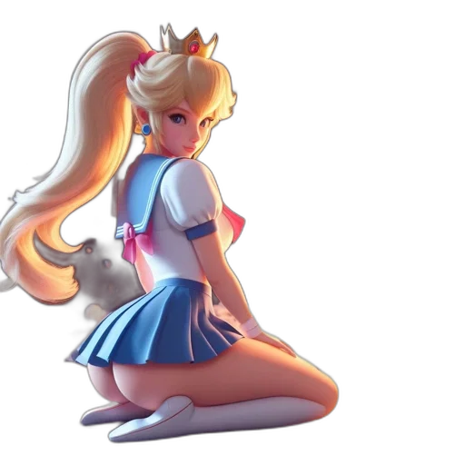 crown, dress, staff, concept art, 3d render, pixel art, anime, outer space transparent PNG cut-out