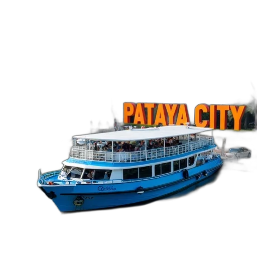 3d render, photorealistic, pixel art, concept art, blue, white, boat, multiple transparent PNG cut-out