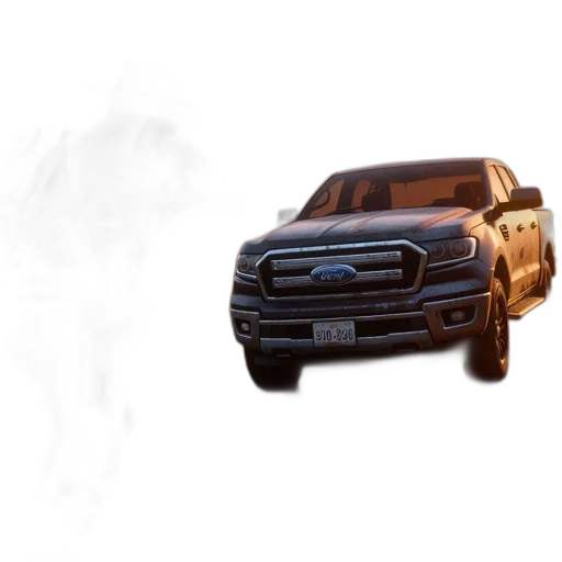 car, weapon, photorealistic, 3d render, concept art, fantasy art, fog, during transparent PNG cut-out