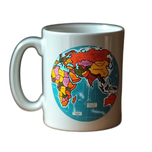 3d render, vaporwave, photorealistic, world transparent PNG cut-out